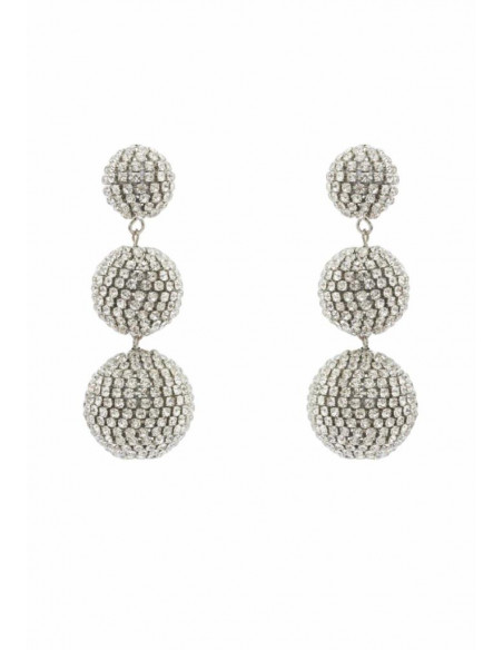ORECCHINI MOON LOBO PIETRE CLEAR NALI'