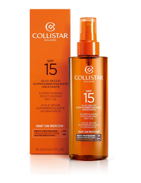 COLLISTAR OLIO SECCO SUPERABBRONZANTE IDRATANTE 15 SPF 200ML