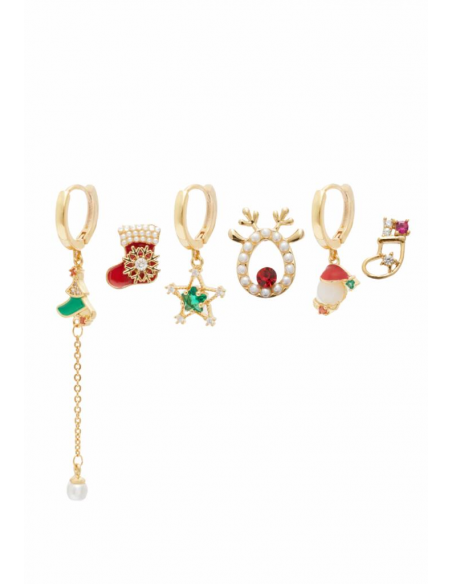 SET ORECCHINI CHRISTMAS NALI'