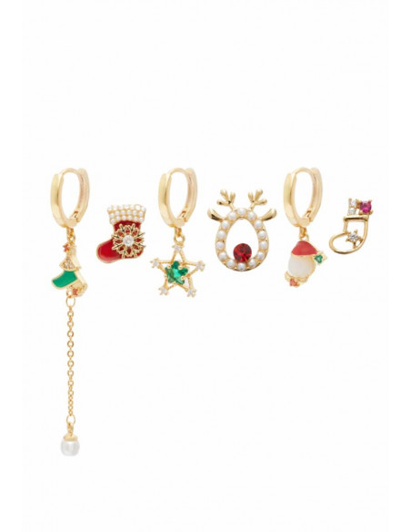 SET ORECCHINI CHRISTMAS NALI'