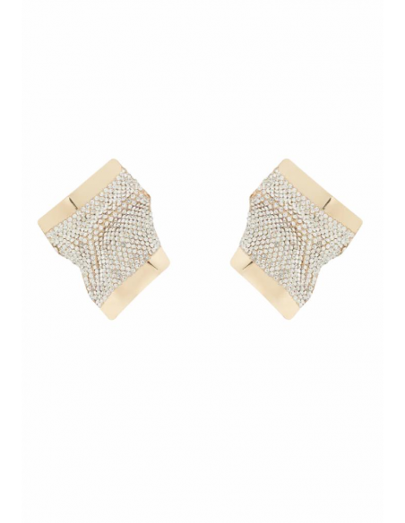 ORECCHINI ORO CON PIETRE CLEAR NALI'