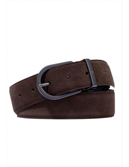 Cintura uomo reversibile in pelle scamosciata Piquadro