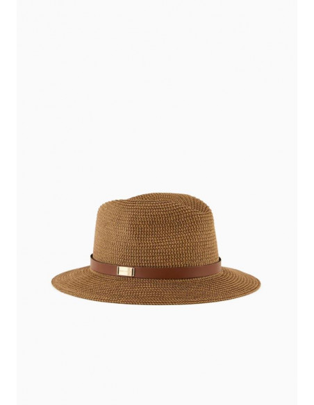 Cappello in papier intrecciato Emporio Armani 637347 4R508