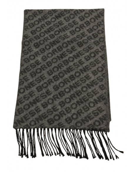 Sciarpa logo allover Borbonese