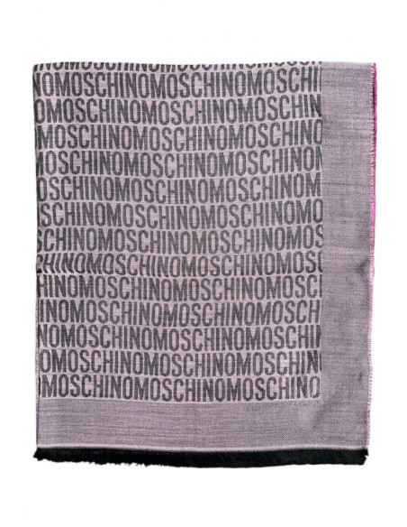 Sciarpa logo allover Moschino