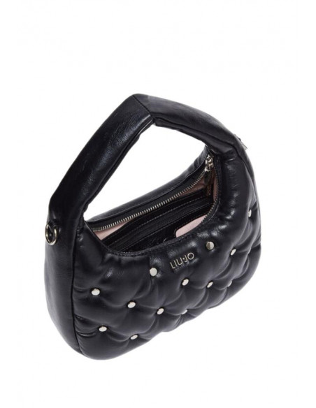 Borsa a mano glossy con borchie Liu Jo
