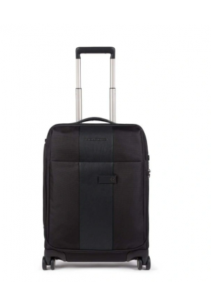 Piquadro - Trolley cabina 4 ruote ultra slim tessuto sintetico