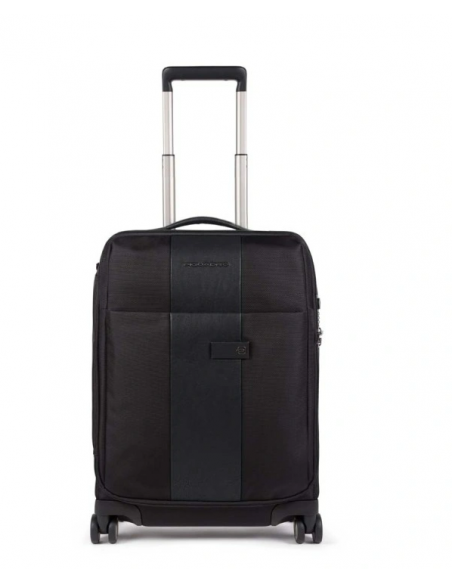 Piquadro - Trolley cabina 4 ruote ultra slim tessuto sintetico