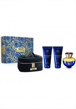 VERSACE DYLAN BLUE POUR FEMME COFANETTO EDP + SHOWER GEL + BODY LOTION