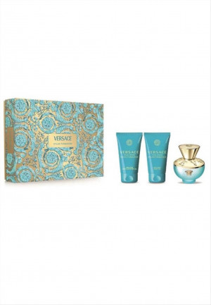 VERSACE DYLAN TURQUOISE FEMME COFANETTO EDT + SHOWER GEL + BODY LOTION