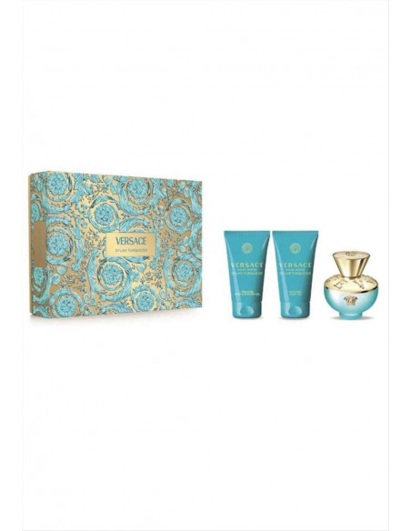 VERSACE DYLAN TURQUOISE FEMME COFANETTO EDT + SHOWER GEL + BODY LOTION