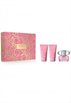 Versace Cofanetto Bright Crystal Eau de Toilette con Body Lotion e Sho