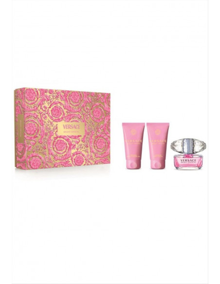 Versace Cofanetto Bright Crystal Eau de Toilette con Body Lotion e Sho