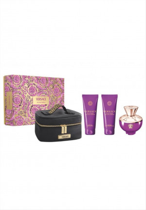 Versace Cofanetto Dylan Purple Eau de Parfum con Shower Gel, Body Loti
