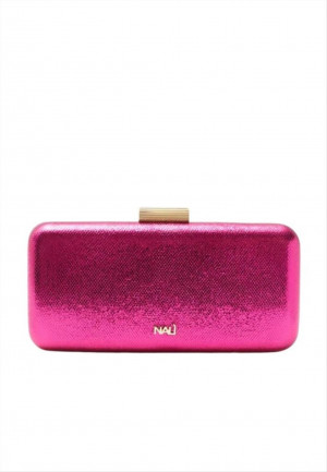 CLUTCH NADINE METALLIC FUCSIA NALI' WIPC0129