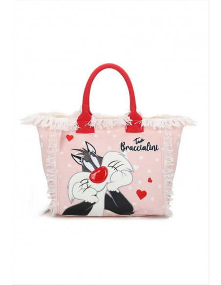 Braccialini borsa a mano Summer Looney Tunes