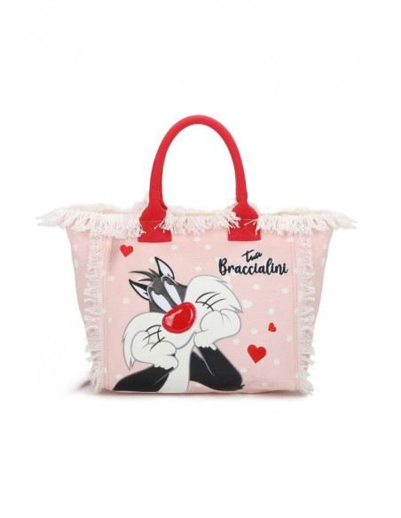 Braccialini borsa a mano Summer Looney Tunes