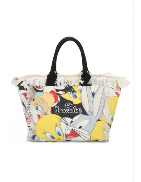 Braccialini borsa a mano Summer Looney Tunes