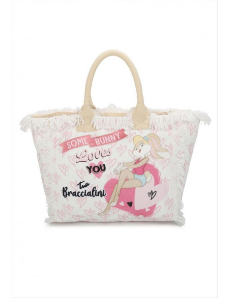 Braccialini borsa a mano Summer Looney Tunes