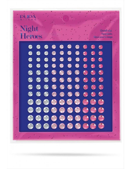 PUPA Milano Night Heroes Face Jewels 001 Diamond