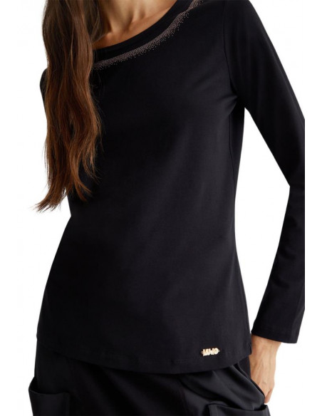 T-shirt con strass Liu Jo