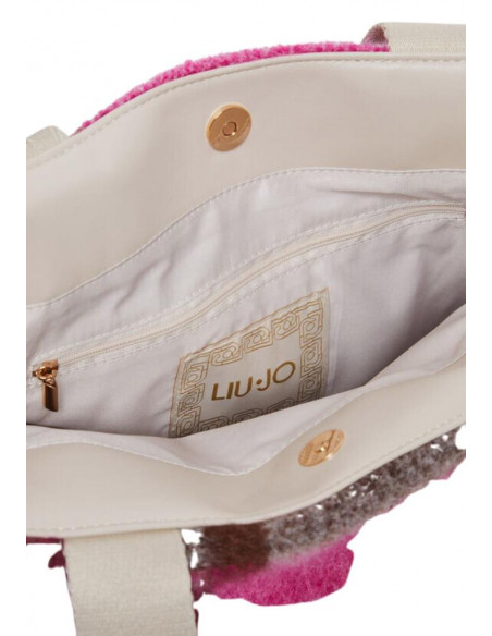Shopping bag in misto lana Liu Jo