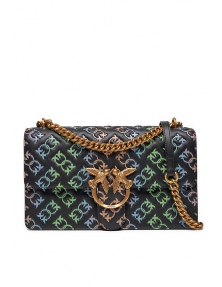 Borsa a spalla Love One Classic Monogram Pinko