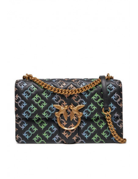 Borsa a spalla Love One Classic Monogram Pinko