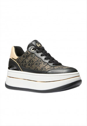 Sneaker Hayes Metallic Empire Monogram Michael Kors