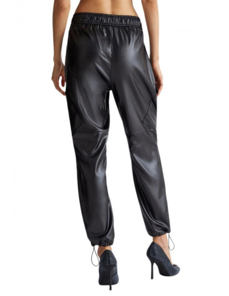 Pantaloni jogging in tessuto spalmato Liu Jo