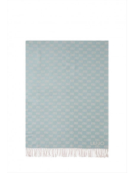 Stola con logo lurex® jacquard Liu Jo