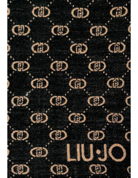 Stola con logo lurex® jacquard Liu Jo