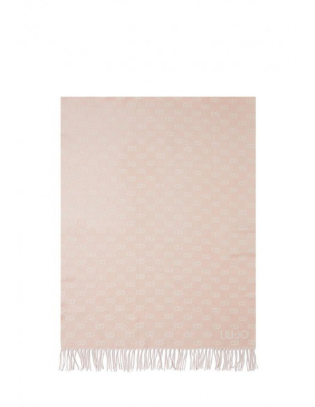 Stola con logo lurex® jacquard Liu Jo