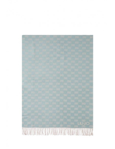 Stola con logo lurex® jacquard Liu Jo