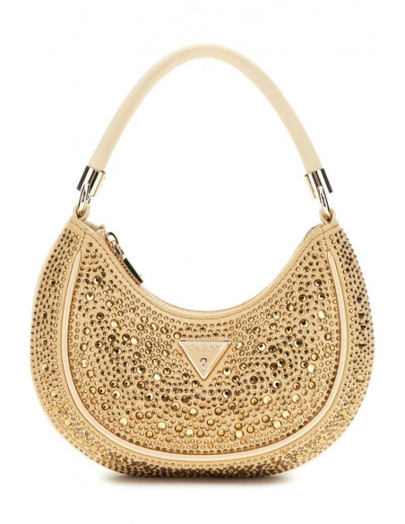 Borsa a spalla con strass Guess