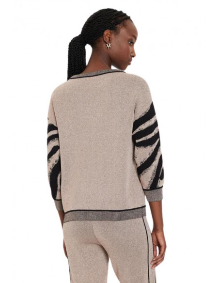 Maglia con motivo animalier Liu Jo