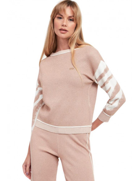 Maglia con motivo animalier Liu Jo