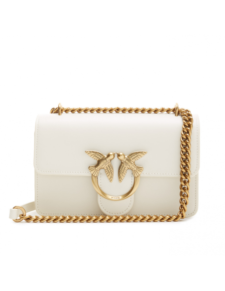 Tracolla Pinko Love Witte Leren Crossbody Tas 100074-A0F1